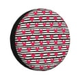 thumbnail image 1 of Goofa Hearts And Lines Pattern Universal Tire Cover for Jeep, SUV, Truck, and Trailer – Waterproof, UV-Resistant,Easy to Install, Fits 14"-17" Tires-17 inch, 1 of 3