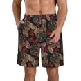 thumbnail image 1 of Goofa Hearts and French Bulldog Printed Mens Swim Trunks Summer Quick Dry Short Beach Swimwear Bathing Suits-XX-Large, 1 of 9