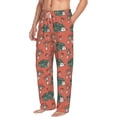 thumbnail image 1 of Goofa Hedgehog Mushroom Printed Soft Pajama Pants for Men, Wide Leg Comfy Casual Lounge Yoga Pants-XX-Large, 1 of 9