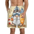 thumbnail image 1 of Goofa Hello Summer Cute Gnome Printed Mens Swim Trunks Summer Quick Dry Short Beach Swimwear Bathing Suits-Small, 1 of 9