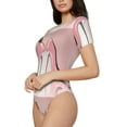 thumbnail image 1 of Goofa High Heel Shoes Butterfly Printed Women Rash Guard Short Sleeve,Tummy control Swimsuit Surfing Swimsuit Bathing Suit One Piece Swimsuit UPF 50-X-Large, 1 of 9
