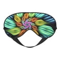 thumbnail image 1 of Goofa Hippie Style Printed Sleep Eye Mask for Men Women, Zero Eye Pressure Sleeping Mask, Light Blocking Night Blindfold, Soft Eye Shade Cover, 1 of 7
