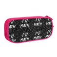 thumbnail image 1 of Goofa I love Math Pattern Big Capacity Pencil Pen Case Office College Large Storage High Capacity Bag Pouch Holder Box Organizer, 1 of 1