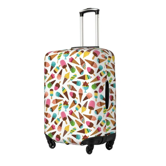 Goofa Ice Cream Popsicles Pattern Luggage Covers For Suitcase,Suitcase Cover Protector Fit 18-32 Inch Luggage-X-Large