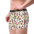 thumbnail image 1 of Goofa Ice Cream Popsicles Printed Men's Boxer Briefs Underwear, Moisture-Wicking Underwear, Trunk,Soft and Breathable Cotton Underwear-Small, 1 of 9