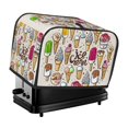 thumbnail image 1 of Goofa Ice Cream Print Toaster Cover 2 Slice, Two Slice Bread Machine Cover Quilted Toaster Covers Bread Maker Cover Kitchen Appliance Cover, 1 of 7