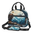 thumbnail image 1 of Goofa Iceberg Bald Eagle Pattern Lunch Bag ,Insulated Lunch Box, Small Leakproof Cooler Food Lunch Containers Reusable High Capacity Lunch Tote Bags, 1 of 8