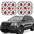 thumbnail image 1 of Goofa Insects Pattern 2 Piece Car Windshield Sun Shade Foldable | Front Windshield Shade for Sun, Heat and UV Rays | Sunshade for Car Front Window-Medium, 1 of 7