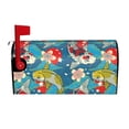 thumbnail image 1 of Goofa Japanese Koi Pattern Mailbox Cover, Mailbox Decoration with Magnetic Strips for Standard and Large Mailboxes, Easy Installation, Durable and UV-Resistant-21x18 in, 1 of 8