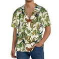 thumbnail image 1 of Goofa Jungle Animals Printed Men's Casual Short-sleeved Shirt,Lightweight Breathable Button-down,Summer Casual men's top,Versatile Fashion shirt-Small, 1 of 7