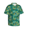 thumbnail image 1 of Goofa Jungle Leopard Hawaiian Shirt for Men, Unisex Summer Beach Casual Short Sleeve Button Down Shirts,Aloha Tropical Floral print shirt-Small, 1 of 9