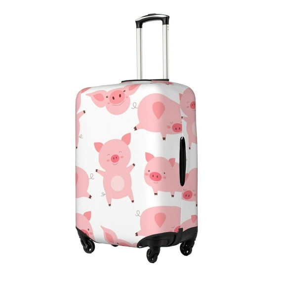 Goofa Kawaii Pigs Pattern Luggage Covers For Suitcase,Suitcase Cover Protector Fit 18-32 Inch Luggage-