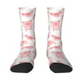 thumbnail image 1 of Goofa Kawaii Pigs Printed Men's Crew Socks, Soft Durable Breathable Moisture-Wicking with Odor Control Cotton socks, 1 of 9