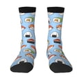 thumbnail image 1 of Goofa Kawaii Sushi Printed Men's Crew Socks, Soft Durable Breathable Moisture-Wicking with Odor Control Cotton socks, 1 of 9