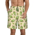 thumbnail image 1 of Goofa Kiwi Ice Cream Printed Mens Swim Trunks Summer Quick Dry Short Beach Swimwear Bathing Suits-XX-Large, 1 of 9