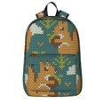 thumbnail image 1 of Goofa Knitted Woodland Squirrel Printed Backpack,Laptop Backpack,Durable Anti-Theft Travel Work Backpack,Water-resistant Backpack, 1 of 9