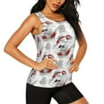 thumbnail image 1 of Goofa Koi Fish Printed Womens Workout Tops for Women Sleeveless Yoga Shirts Athletic Running Tank Tops Sleeveless Gym Clothes Workout Apparel-Small, 1 of 9