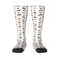 thumbnail image 1 of Goofa Labrador Retriever Dog Pattern Adult Stockings, Color-Block Knee High Socks, Comfortable and Breathable, Soft and Stretchable, Sports, and Decoration, 1 of 6