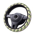 thumbnail image 1 of Goofa Labrador Retriever Dog Pattern Elastic Stretch Steering Wheel Cover,Universal 15 inch, Microfiber Breathable Ice Silk, Anti-Slip, Odorless, Easy Carry, 1 of 8