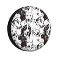 thumbnail image 1 of Goofa Labrador Retriever Dog Pattern Universal Tire Cover for Jeep, SUV, Truck, and Trailer – Waterproof, UV-Resistant,Easy to Install, Fits 14"-17" Tires-17 inch, 1 of 6