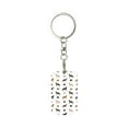 thumbnail image 1 of Goofa Labrador Retriever Dog Printed Rectangular Metal Keychain Bag Charm Floral Charm for Purse Keys Metal Keyring Gift for Women Accessories, 1 of 7