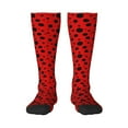 thumbnail image 1 of Goofa Ladybug Pattern Pattern Adult Stockings, Color-Block Knee High Socks, Comfortable and Breathable, Soft and Stretchable, Sports, and Decoration, 1 of 5