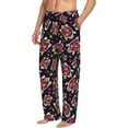 thumbnail image 1 of Goofa Ladybug Printed Soft Pajama Pants for Men, Wide Leg Comfy Casual Lounge Yoga Pants-Medium, 1 of 9