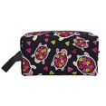 thumbnail image 1 of Goofa Ladybug Printed Toiletry Bag with Handle,Large Capacity Travel Makeup Cosmetic Bag for Women, Carry on Airport Airline Compliant Bag, 1 of 9