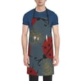 thumbnail image 1 of Goofa Ladybug Printed Waterproof Apron 33" Chef Aprons for Men Heavy Duty Chemical Work Apron Adjustable Bib Apron, 1 of 9
