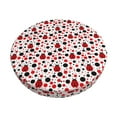 thumbnail image 1 of Goofa Ladybugs 2 Printed Stool Covers Round, Waterproof Round Bar Stool Covers Anti-Slip Round Bar Stool Seat Cover with Elastic Bands Durable-12 inch, 1 of 7