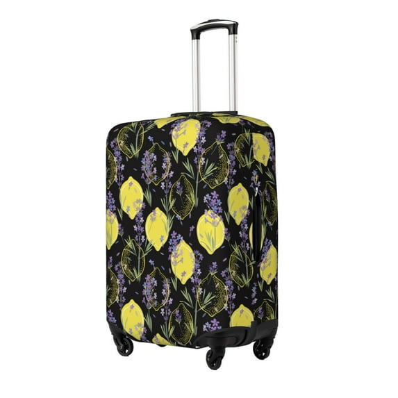 Goofa Lavender Flowers Pattern Luggage Covers For Suitcase,Suitcase Cover Protector Fit 18-32 Inch Luggage-X-Large