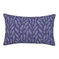 thumbnail image 1 of Goofa Lavender Flowers Pattern Pillow Case – Plush & Soft Cushion Cover, Hypoallergenic Throw Pillow Case for Comfortable Sleep with Envelope Closure-14"x20", 1 of 1