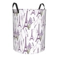 thumbnail image 1 of Goofa Lavender Flowers Printed Circular Hamper,Laundry Basket with Handles,Storage Baskets Foldable,Large Capacity Laundry Hamper-Small, 1 of 8