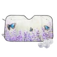 thumbnail image 1 of Goofa Lavender and Butterfly Printed Car Windshield Sunshade,Foldable Reflective Sun Visor,UV Protection Heat Blocker Sunshade,Car Cooling Accessory-, 1 of 7