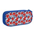 thumbnail image 1 of Goofa Leaves And Flowers Pattern Big Capacity Pencil Pen Case Office College Large Storage High Capacity Bag Pouch Holder Box Organizer, 1 of 9