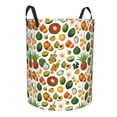 thumbnail image 1 of Goofa Lemon Fruits Vegetables Printed Circular Hamper,Laundry Basket with Handles,Storage Baskets Foldable,Large Capacity Laundry Hamper-Small, 1 of 8