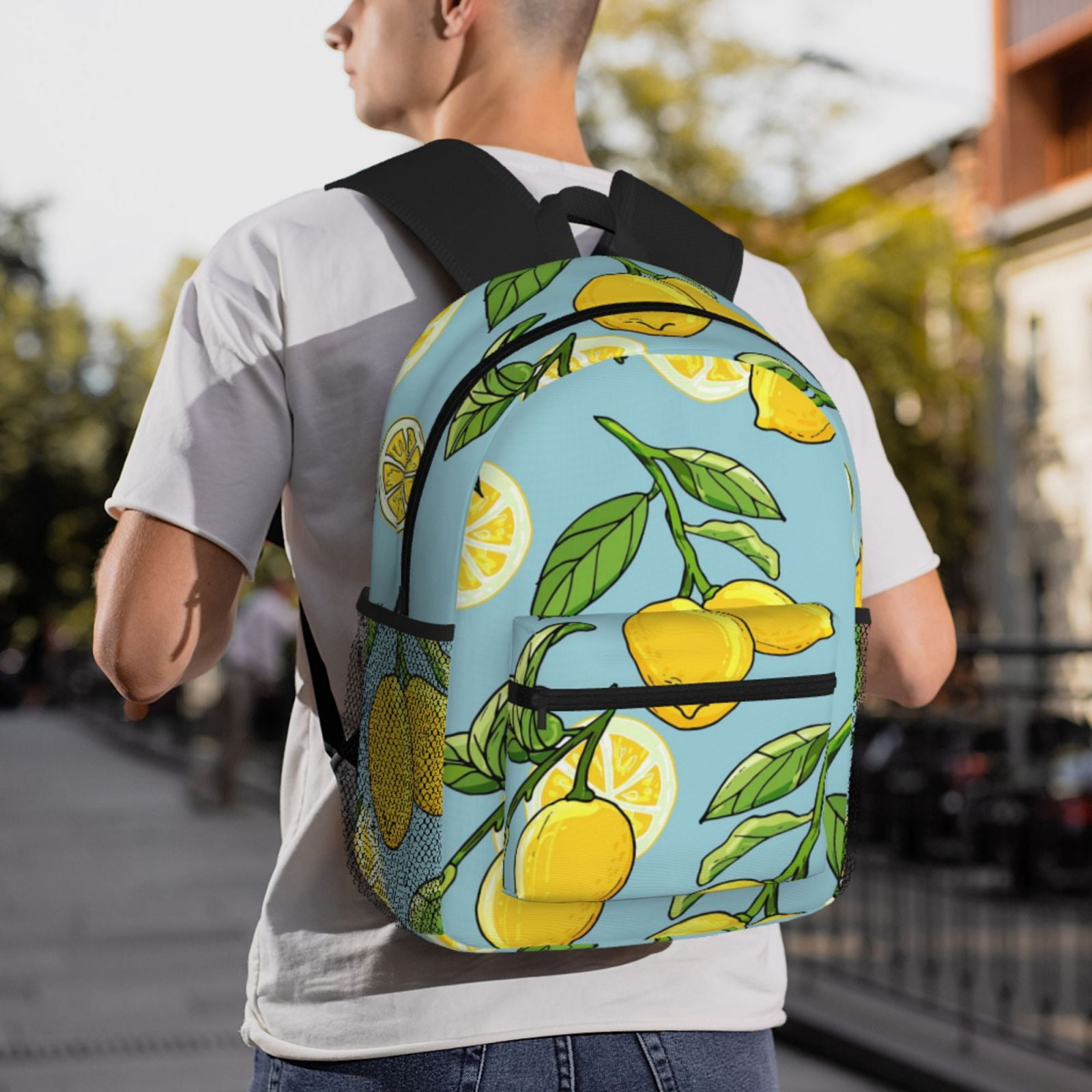 Lemon print backpack hotsell