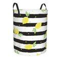 thumbnail image 1 of Goofa Lemon Printed Circular Hamper,Laundry Basket with Handles,Storage Baskets Foldable,Large Capacity Laundry Hamper-, 1 of 8