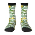 thumbnail image 1 of Goofa Lemon Printed Men's Crew Socks, Soft Durable Breathable Moisture-Wicking with Odor Control Cotton socks, 1 of 9