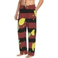 thumbnail image 1 of Goofa Lemon Printed Soft Pajama Pants for Men, Wide Leg Comfy Casual Lounge Yoga Pants-Small, 1 of 9