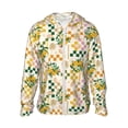 thumbnail image 1 of Goofa Lemon Printed Women's UPF 50+ Sun Protection Hoodie Jacket Lightweight Long Sleeve Sun Shirt for Women with Pocket Hiking Outdoor-X-Large, 1 of 9