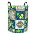 thumbnail image 1 of Goofa Lemon and Leaves Printed Circular Hamper,Laundry Basket with Handles,Storage Baskets Foldable,Large Capacity Laundry Hamper-Medium, 1 of 8