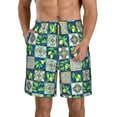 thumbnail image 1 of Goofa Lemon and Leaves Printed Mens Swim Trunks Summer Quick Dry Short Beach Swimwear Bathing Suits-Medium, 1 of 9
