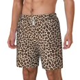 thumbnail image 1 of Goofa Leopard Print-2 Printed Men's Swim Trunks Board Shorts Quick Dry Mens Swimming Trunks with Compression Liner,Breathable Fit Hawaii Beach Shorts-XX-Large, 1 of 9