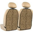 thumbnail image 1 of Goofa Leopard Print Brown Pattern Car Back Seat Protector for Kids (2 Pack) ,Anti-kick Storage Mat for Car Seats,Shields from Footprints, 1 of 6