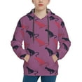 thumbnail image 1 of Goofa Leopard Print Pattern Hooded Sweatshirt for Youth Trendy youth sweatshirt Casual Hoodie for Boys and Girls-Medium, 1 of 6