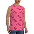 thumbnail image 1 of Goofa Leopard Print Printed Men's Sleeveless T-Shirt - Athletic Gym Workout Tank Top for Men - Moisture-Wicking, UPF 30+ Quick-Dry Muscle Tee-Small, 1 of 8