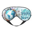 thumbnail image 1 of Goofa Let's go Travel Printed Sleep Eye Mask for Men Women, Zero Eye Pressure Sleeping Mask, Light Blocking Night Blindfold, Soft Eye Shade Cover, 1 of 7