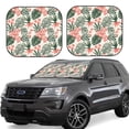 thumbnail image 1 of Goofa Lilies Flowers Pattern 2 Piece Car Windshield Sun Shade Foldable | Front Windshield Shade for Sun, Heat and UV Rays | Sunshade for Car Front Window-Medium, 1 of 7