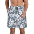 thumbnail image 1 of Goofa Lilies Flowers Printed Mens Swim Trunks Summer Quick Dry Short Beach Swimwear Bathing Suits-Medium, 1 of 9